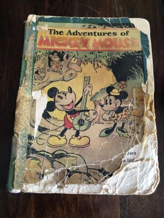 1931 The Adventures Of Mickey Mouse,  Book 1 Paperback Walt Disney Studios