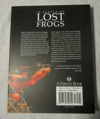 IN SEARCH of LOST FROGS A Quest Robin Moore - 2014 1st ed HB - DJ 2