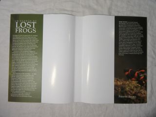 IN SEARCH of LOST FROGS A Quest Robin Moore - 2014 1st ed HB - DJ 3
