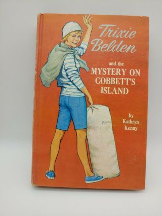 Trixie Belden 13 The Mystery On Cobbetts Island Kathryn Kenny 1966 Hc
