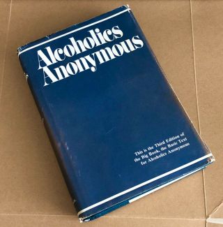 1996 Alcoholics Anonymous Big Book Third Edition 57th Printing Hc/dj Vg Freeship