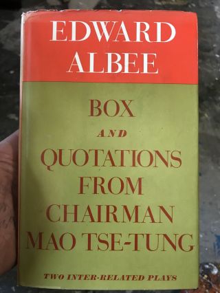 Edward Albee: Box & Quotations From Chairman Mao Tse - Tung 1st Edition 1969 Hb