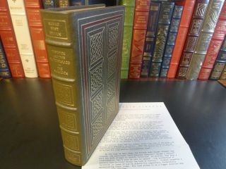 Franklin Library,  The Book And The Brotherhood Iris Murdoch,  Signed 1st.  Leather