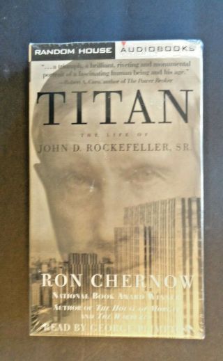 Titan: The Life Of John D Rockefeller Sr,  Randon House Audiobook,  Mib