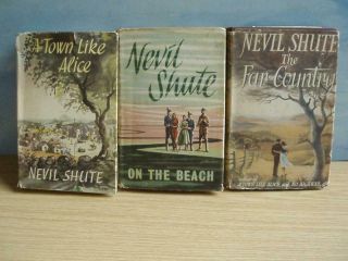 Nevil Shute On The Beach The Far Country A Town Like Alice Book Club Edtionss