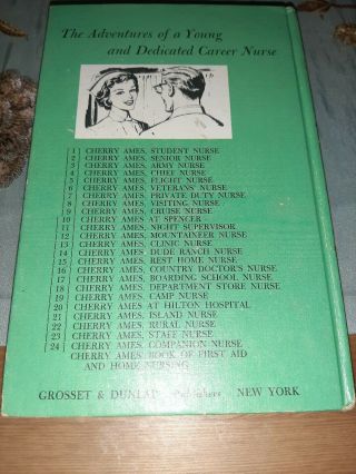 Cherry ames dude ranch nurse book hardcover 1953 2