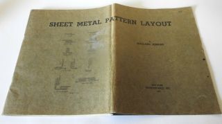 1947 Sheet Metal Pattern Layout Book By Rolland Jenkins 49 Patterns