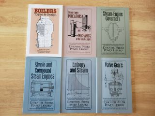 6 Books On Steam Engine Design And Instruction