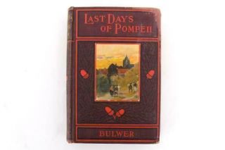 The Last Days Of Pompeii By Sir Edward Bulwer Lytton Antique Book