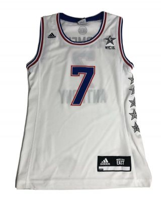 Adidas 2015 Nba All - Star Game Ny Knicks Carmelo Anthony Jersey Girls Size S