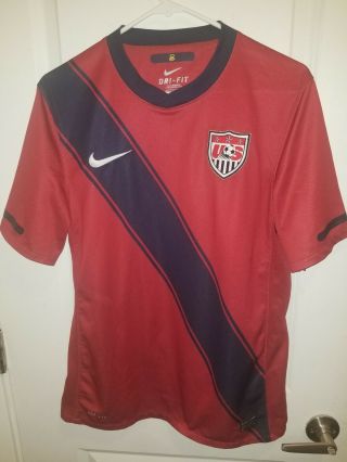 Nike Fifa Usa United States Usmnt World Cup Red Soccer Jersey Size Men 