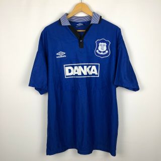 Vintage Everton 1995 1996 1997 Home Football Shirt Soccer Jersey Umbro Toffees