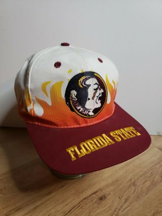 Vintage Florida State Fsu Hat Cap Snapback