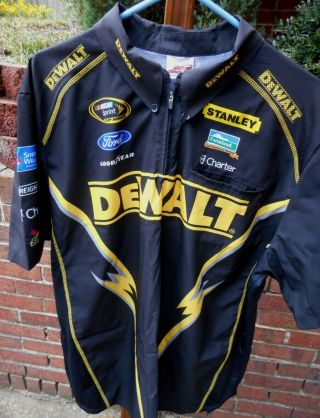 Marcos Ambrose 9 Dewalt/richard Petty Motorsports Race Day Pit Crew Shirt - Xxl