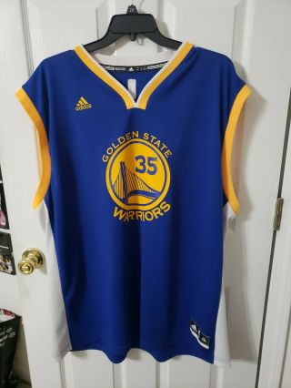 Golden State Warriors Kevin Durant 35 Adidas Swingman Jersey Mens 3xl 3x Nba Fs