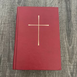 1977 Proposed Book Of Common Prayer Episcopal Church Sacraments Red Leather