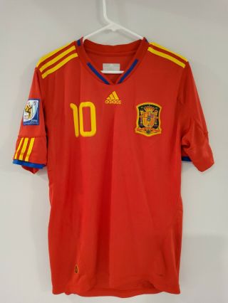 Spain España Adidas Soccer Team Jersey Men’s Size Medium World Cup 2010