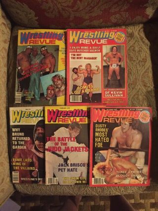 5 Wrestling Revue 6/78,  8/78,  10/78,  2/79,  & 6/79 Rhodes,  Bruno,  Graham,  Sullivan