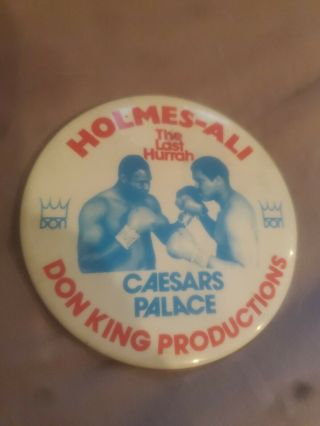 Holmes / Ali 1980 Boxing Pin Caesars Palace Don King Pin