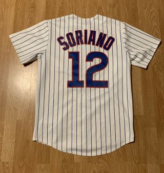 Majestic Alfonso Soriano Chicago Cubs 12 Jersey Size Men’s Medium