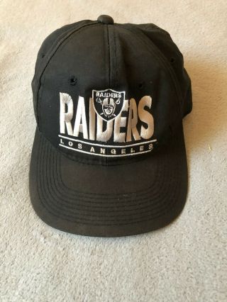 Vintage Los Angeles Raiders Team Nfl Snapback Hat Cap 80s 90s
