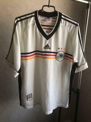 Adidas Germany World Cup 1998 Home Football Soccer Jersey Shirt Vintage