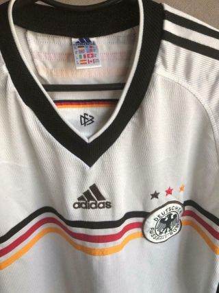 Adidas GERMANY WORLD CUP 1998 home football soccer jersey shirt vintage 3