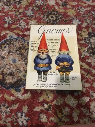 Hardcover Book Gnomes By Rien Poortvliet & Wil Huygen 1977 Fairytales