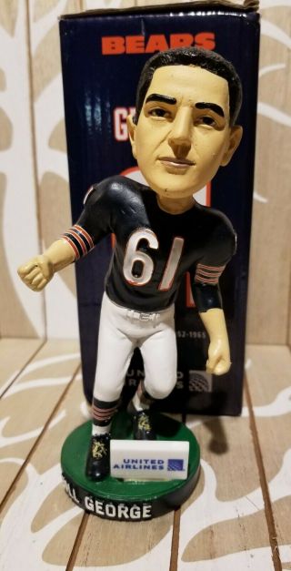 Bill George Chicago Bears Bobblehead 100 Anniversary Seasons Hall Of Fame Rams