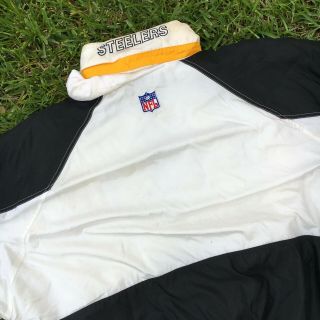 Vintage 90’s Pittsburgh Steelers Pro Line Starter Pullover Jacket Coat Size XXL 2