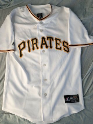 Nate Mclouth Pittsburgh Pirates Majestic White Jersey Size Medium