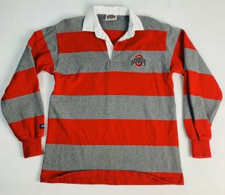 Barbarian Casual Rugby Wear Ohio State Buckeyes Brutus Shirt - Large