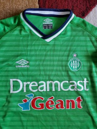 Saint Etienne 2000 2001 Home Umbro Football Soccer Jersey Size Xxl