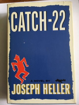 Catch - 22 By Joseph Heller 1961 Bce Hardcover W/ Dust Jacket Red Ink Page Edge