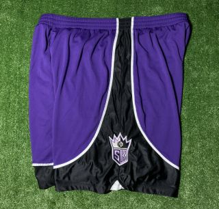Authentic Sacramento Kings Adidas Game Worn/Issued Shorts Away Size 54 RESERVED 2