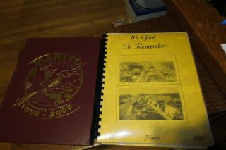 2 Manito Illinois History Books,  It 