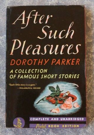 Pocket Books 57 After Such Pleasures By Dorothy Parker 1st 1940 Unread Superior