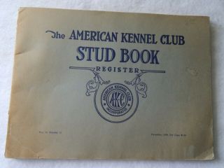 December 1959 The American Kennel Club Stud Book Register (vol 76/number 11)