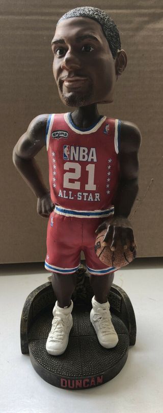 Tim Duncan Nba Forever 2003 All - Star Bobblehead Limited Edition 941/5000 No Box