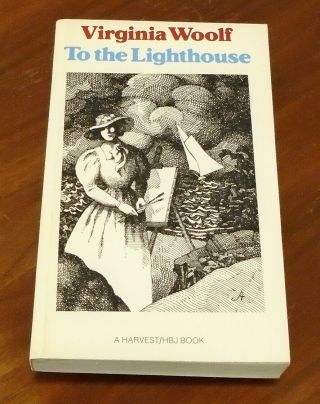 To The Lighthouse Virginia Woolf Harvest Hbj First Thus 1st Us Pb Edition Book