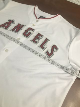 Majestic Angels White And Red Jersey Size 2xl