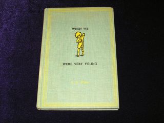 Vintage 1961 When We Were Very Young Hardcover By A.  A.  Milne & Ernest Shepard