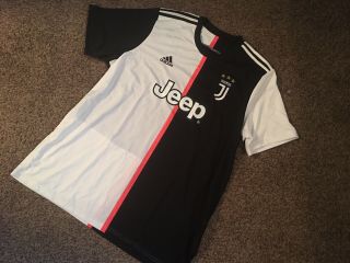 Juventus Adidas Men’s 19/20 Authentic Home Jersey Black/white Dw5456 Size 2xl