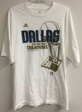 Dallas Mavericks “2011 Nba Finals Champions” Official Nba Locker Room T - Shirt Xl