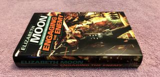 SIGNED by ELIZABETH MOON - ENGAGING THE MOON - 1st ed.  (2006) RARE in JACKET 3
