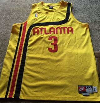 Nike Shareef Abdur - Rahim Atlanta Hawks Nba Basketball Jersey Size Xxl Length,  2
