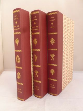 Three Classic Novels - Jane Austen - Folio Society - Price & Prejudice,  Emma Etc
