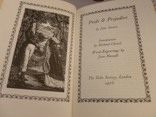 Three Classic Novels - Jane Austen - Folio Society - Price & Prejudice,  Emma etc 2
