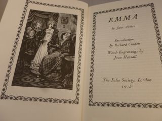 Three Classic Novels - Jane Austen - Folio Society - Price & Prejudice,  Emma etc 3