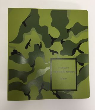 Fire Support In Combined Arms Operations - Us Army Fm 6 - 20 - Camoflauge Binder